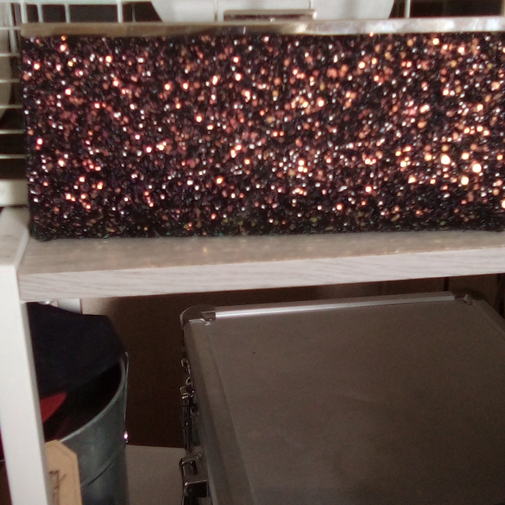 Beautiful reflective clutch purse